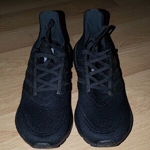 Adidas Ultraboost 21 FY0306 Triple Black Running Sneakers Shoes US Men's Sz 8.5